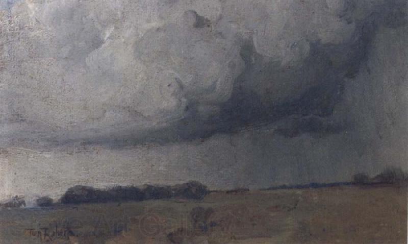 Tom roberts Storm clouds Norge oil painting art